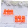HAKIDZEL 18Pcs Silicone for Swimming Bathing Soundproof Earbuds Orange Noise Blocking for Men Women view 3