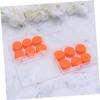 HAKIDZEL 18Pcs Silicone for Swimming Bathing Soundproof Earbuds Orange Noise Blocking for Men Women view 4