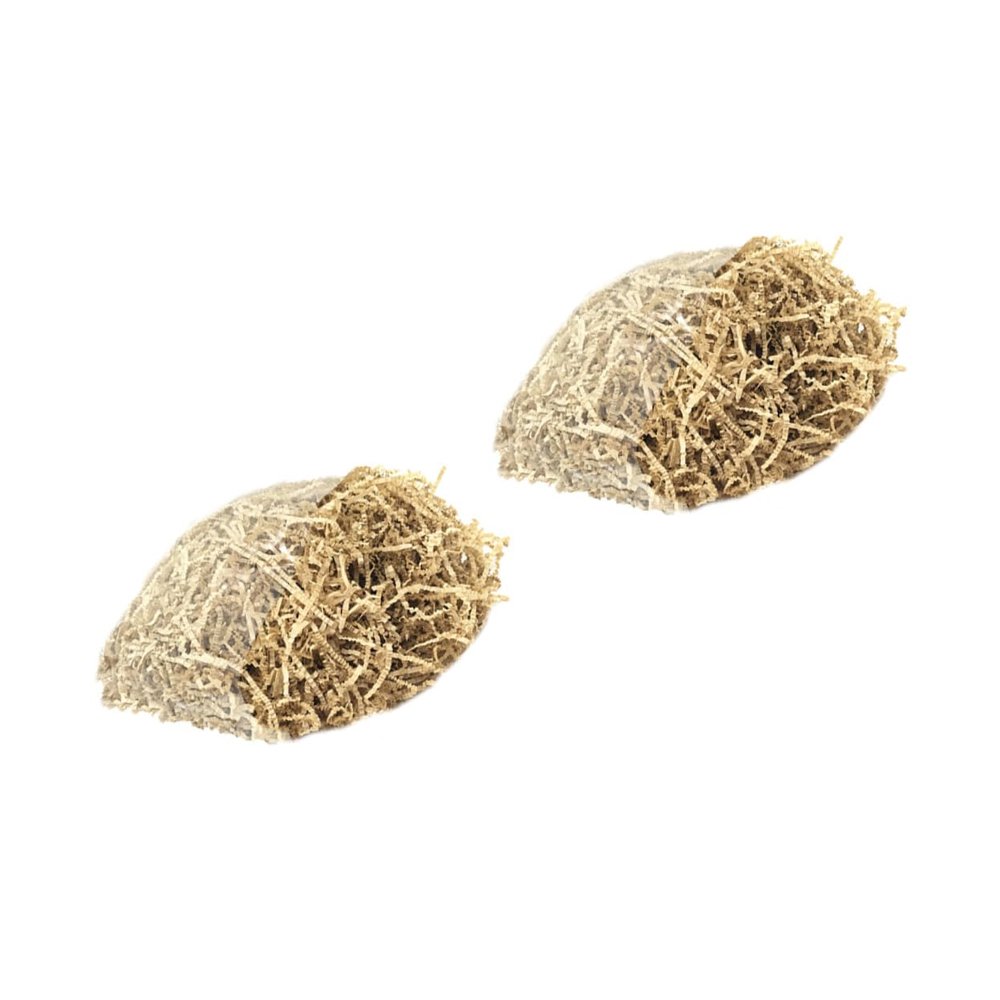 BCOATH 2PCS Crinkle Cut Paper Shred Filler for Wrapping and Basket Filling Coffee Color Shredded Paper for Packaging Display Birthday Wedding Christmas Use