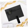 BCOATH Small Paper Packing Box with Bow Tie Kraft Case for Lipstick Cosmetics Storage Lightweight Organizer for Home Office Travel view 3