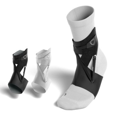 BetterGuards Lite Ankle Brace Lightweight Sports Ankle Support for Men & Women | Stabilizer for Comfort & Mobility | Breathable, Non-Compression Fit for Sports, Training & Recovery (Black, Large, Right)