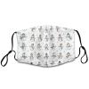 Meaudiwes Fashion Balaclava Soft Reusable Dust Cloth For Home Office And Outdoor Compatible with Christmas Snowman White view 1