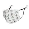 Meaudiwes Fashion Balaclava Soft Reusable Dust Cloth For Home Office And Outdoor Compatible with Christmas Snowman White view 4