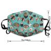 Meaudiwes Fashion Breathable Face Scarf With Adjustable Ear Protection Loops, Compatible with Sushi And Ramen Washable Adjustable Balaclava For Women Men view 2