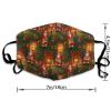 Reusable Face Scarfs Washable Adjustable Breathable Balaclava For Women Men Compatible with Christmas Santa Claus House view 2