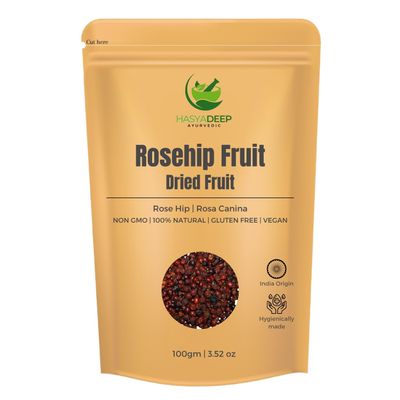 Hasyadeep Rosehip Dried Fruit | Rosa canina | Traditional Ayurvedic Herb (900gm/31.75)