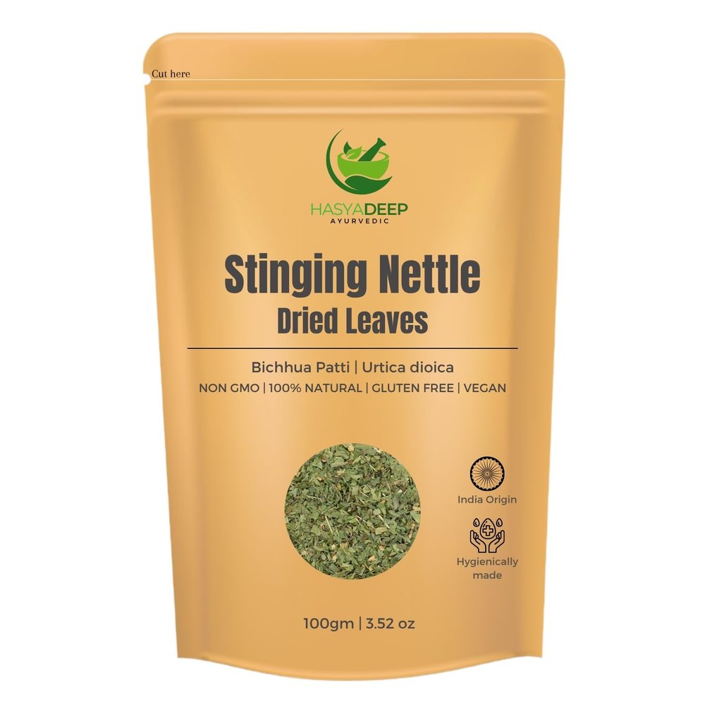 Hasyadeep Stinging Nettle Dried Leaves | Urtica dioica | Traditional Ayurvedic Herb (50gm/1.76oz)