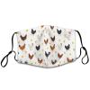 Reusable Face Scarfs Washable Adjustable Breathable Balaclava For Women Men Compatible with Cute Chicken view 1