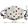 Reusable Face Scarfs Washable Adjustable Breathable Balaclava For Women Men Compatible with Cute Chicken view 2