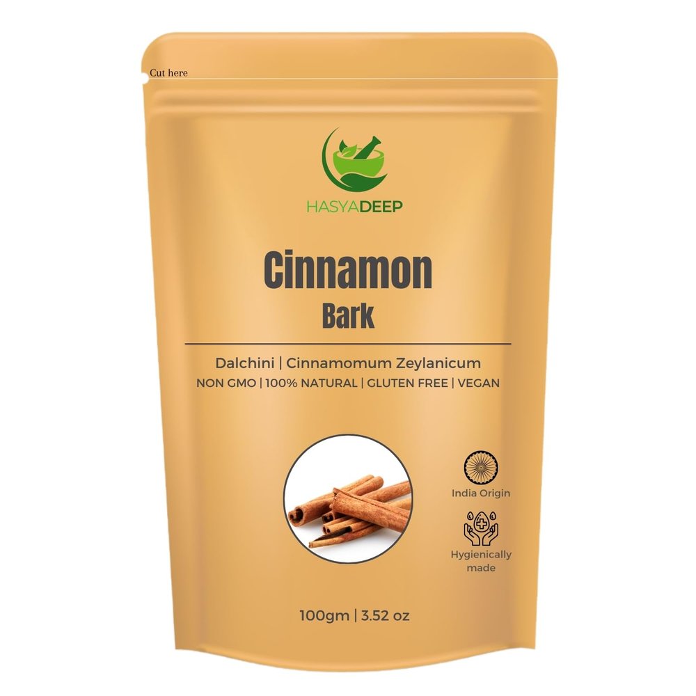 Hasyadeep Cinnamon Bark | Cigar | Dalchini | Cassia | | Traditional Ayurvedic Herb (200gm/7.05oz)