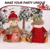 WRSFXV Christmas Gift Bags Zipper Design, Reusable 3D Candy Apple Bags, Adorable Decorative Small Gift Bag, Bulk Storage for Party Decor, Christmas Goody Bag for Festival and Holiday Gifts (3PCS-A) view 3