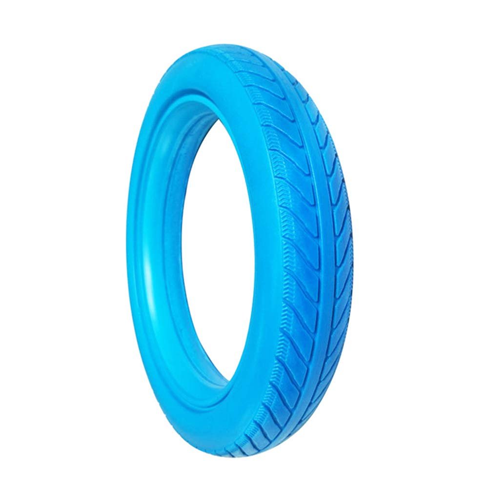 12x2.125 Electric Scooter Tire - Explosion-Proof Solid, Blue, for Electric Wheelchair/Scooter/Balance Car/Electric Medical Car