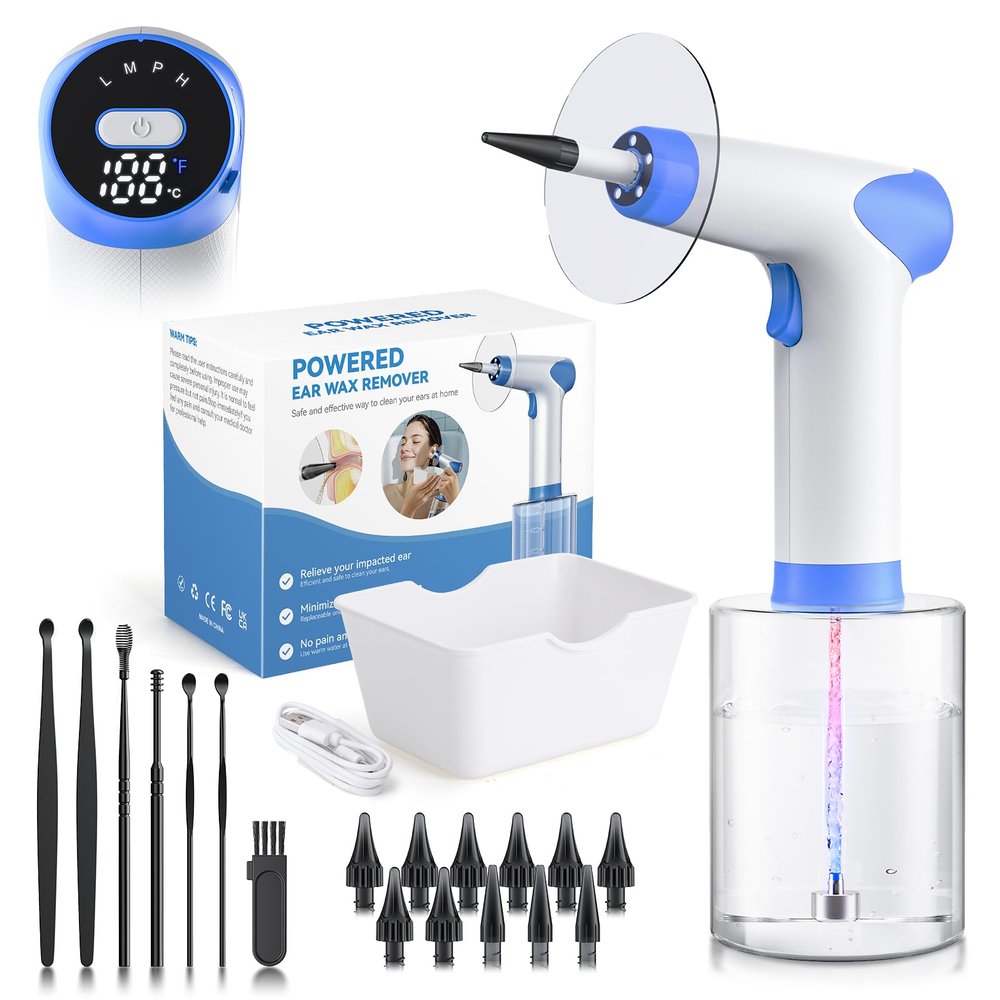 Ear Wax Removal, Electric Ear Cleaning Kit