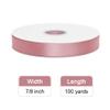 Simplegoal Double Face Dusty Pink Satin Ribbon 7/8 Inch X 100 Yards Polyester Dusty Pink Ribbons for Gift Wrapping Crafts Flower Bouquet Sewing Arts Wedding Party Decoration view 2