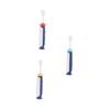HAKIDZEL 3pcs Cartoon Soft Bristle Toothbrushes for Boys and Ages Deep Cleaning Small Handle Dental Care with Gentle Gum Protection Mixed Blue Yellow Red Colors view 1