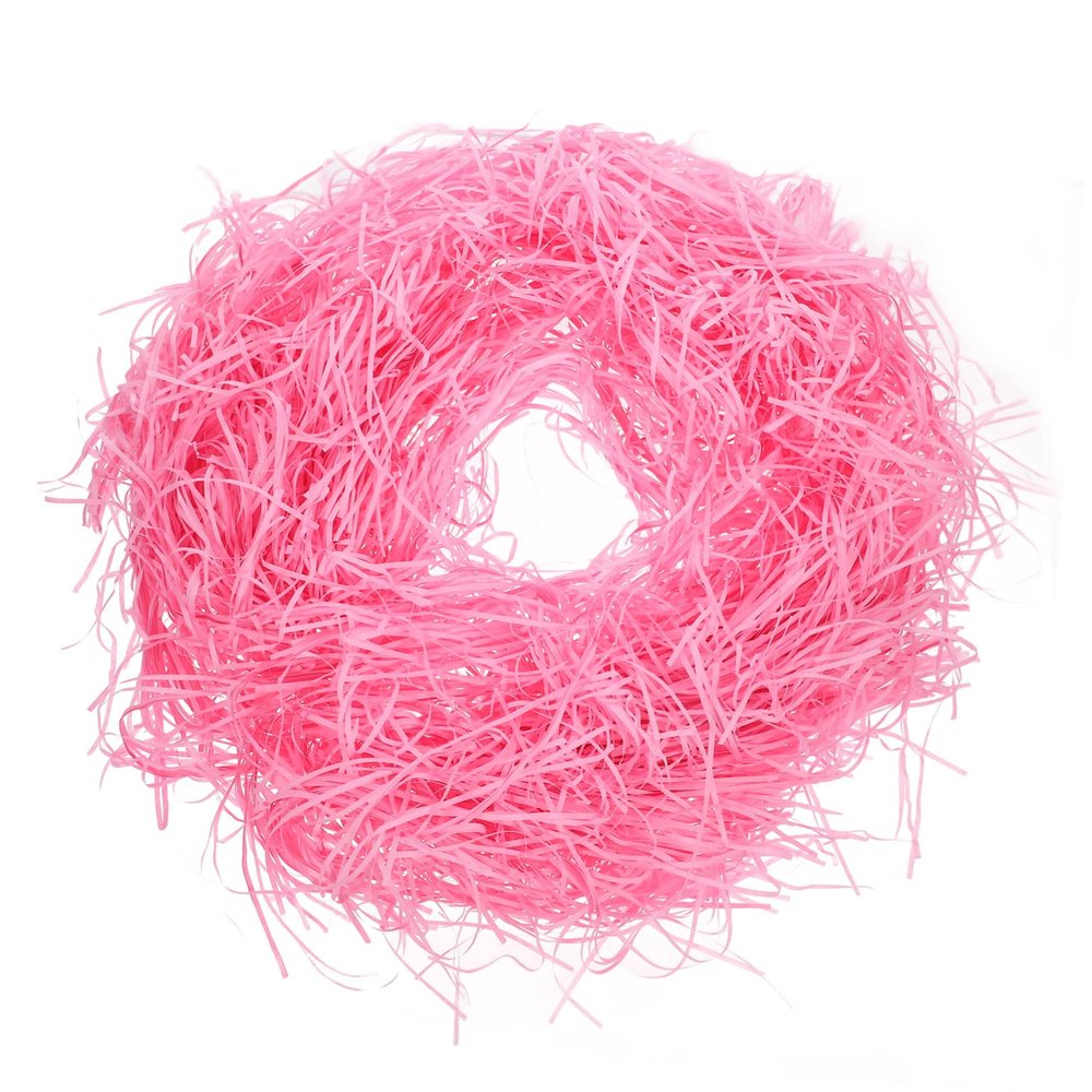 BCOATH Pink Shredded Paper Filler for Packing Boxes Multi-use Decorative Crinkle Cut Paper Shreds for Box Filling Craft Protection and Aesthetic Presentation