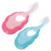 PLAFOPE 2Pcs Soft Brush Toothbrushes for Ages Gentle Manual Toothbrush in Blue and Pink Safe Material for Comfortable Oral Care and Travel Use view 1