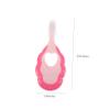 CONGARTENO 2Pcs Soft Bristle Toothbrushes for Ages Gentle Gum Care Creative Lovely Design in Blue and Pink and Safe for Daily Oral Hygiene view 2