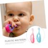 CONGARTENO 2Pcs Soft Bristle Toothbrushes for Ages Gentle Gum Care Creative Lovely Design in Blue and Pink and Safe for Daily Oral Hygiene view 4