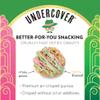 Undercover Snacks Wicked Frosted Vanilla Quinoa Crisps, 3 oz, Pack of 7 - Gluten Free Crisped Quinoa Snacks with Pink & Green Frosting - Crispy, School-Safe Treats for Kids and Adults, Made in USA view 3
