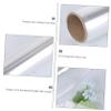 Mikinona Clear Cellophane Wrap Roll Mil Thick Transparent Flower Wrapping for Bouquet Baskets Arts and Crafts Packaging Protection view 3
