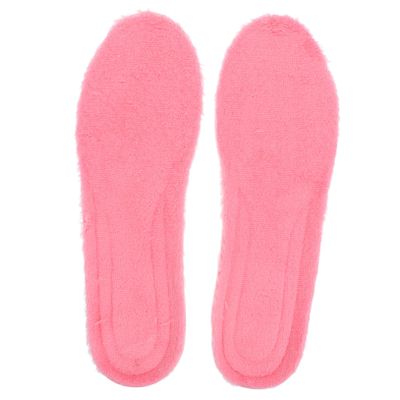 IWOWHERO Thermal Winter Insoles for Women and Men Fleece Self-Heating Shoe Inserts with Breathable Moisture-Wicking Thick Insulated Warmers for Sneakers Boots Casual Shoes