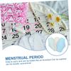 CONGARTENO 4Pcs Washable Comfortable Sanitary Pads Reusable Feminine Napkins Lightweight Breathable for Daily Period Care Women Random Color Random Color view 3