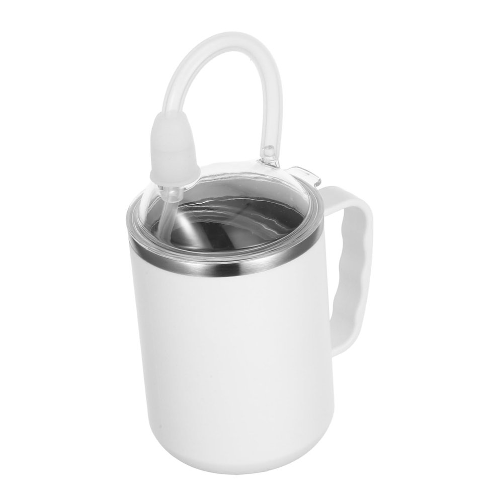 Beatifufu Feeding Cup with Ergonomic Handle for Elderly and Patients Anti-choking Design Adult Drinking Aid Lightweight Unbreakable No Spill Cup for Safe Liquid Feeding
