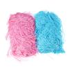 BCOATH 2pcs Grass Silk Paper Shredded Filler for Box Filling Protective Decorative Crinkle Paper Shreds in Pink and Lake Blue Candy Basket Packaging Material view 1