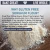Great River Milling Organic Sorghum Flour | Gluten Free Whole Grain Flour | USDA Organic, Non-GMO, Kosher, Vegan Certified | Mild, Versatile Baking Ingredient for Breads, Cookies & Batters | 5 Lb view 3