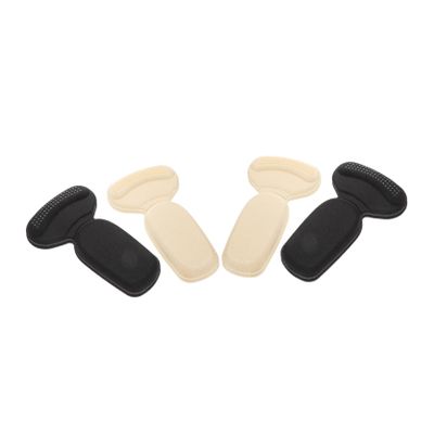 IWOWHERO 8pcs Adhesive Heel Pads and Grips for Loose Shoes Flexible Anti-Slip Heel Protectors with Gel Cushion Inserts for Men and Women Soothing Comfort for Slipping in High and Casual