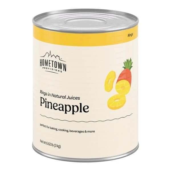 #10 Can Sliced Pineapple Rings in Natural Juice - 6/Case