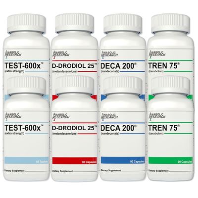 Mass Stack - 2 Month Supply - 8 Bottles - Muscle Recovery and Strength
