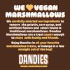 Dandies Pumpkin Vegan Marshmallows, No Artificial Flavorings, Food Dyes, Corn Syrup, or Gelatin, Perfect for Roasting, Smores, or Snacking (Pumpkin, 2 Pack, 5 oz each) view 4