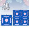 JarThenaAMCS 50 Pcs Mahjong Cocktail Napkin Disposable Paper Napkin Blue Pink Drink Beverage Napkins for Casual Gatherings Game Nights Home Party Table Supplies Decor view 2