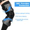 1 Pair Knee Brace Undersleeve Knee Undersleeves for Women & Men Compression Breathable Leg Sleeves for Under Brace Closed Patella Non-Slip Knees Support Cooling Protective Liner Sports Running Gym view 3