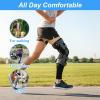 1 Pair Knee Brace Undersleeve Knee Undersleeves for Women & Men Compression Breathable Leg Sleeves for Under Brace Closed Patella Non-Slip Knees Support Cooling Protective Liner Sports Running Gym view 4