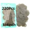 220 PCS 3/4 Inch Stainless Steel Pipe Screens, 0.75 Inch Metal Pipe Screen