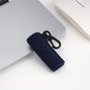 Linkidea 2 Pack Knitted Stretch Protective Sleeve with Lanyard, Soft Pocket Cover for 1" Diameter Slim Mini Devices, Portable Storage Sock for Stylus, Lip Balm (Navy Blue) view 4