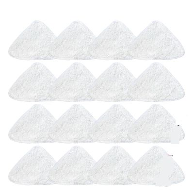 Compatible For Vileda Ultra-fine Fiber Steam Mop Pad, Steam Cleaner Parts Triangle Replacement Cloth Accessories(16pcs)