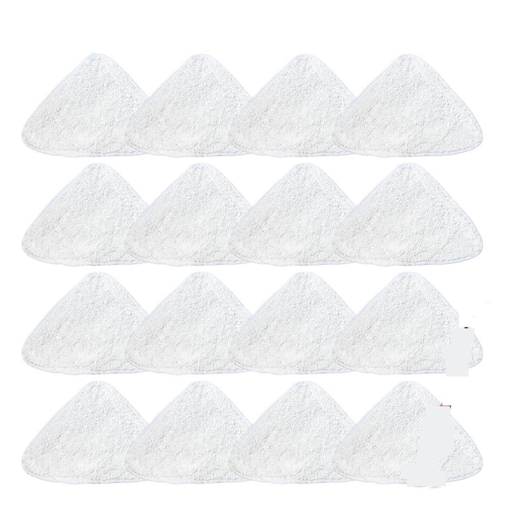 Compatible For Vileda Ultra-fine Fiber Steam Mop Pad, Steam Cleaner Parts Triangle Replacement Cloth Accessories(16pcs)