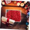 Anneome Red Crinkle Cut Shredded Paper Filler for Boxes Decorative Packaging Material for Wine Cosmetics Birthday Wedding DIY Party Decorations view 2