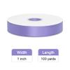 Simplegoal Double Face Light Purple Satin Ribbon 1 Inch X 100 Yards Polyester Light Purple Ribbons for Gift Wrapping Crafts Flower Bouquet Sewing Arts Wedding Party Decoration view 2