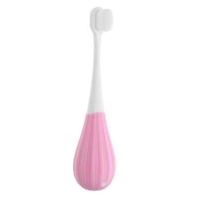 Anneome Soft Bristles Toothbrush for 2-5 Years Old Comfortable Handle Safe Material Pink Balloon Design