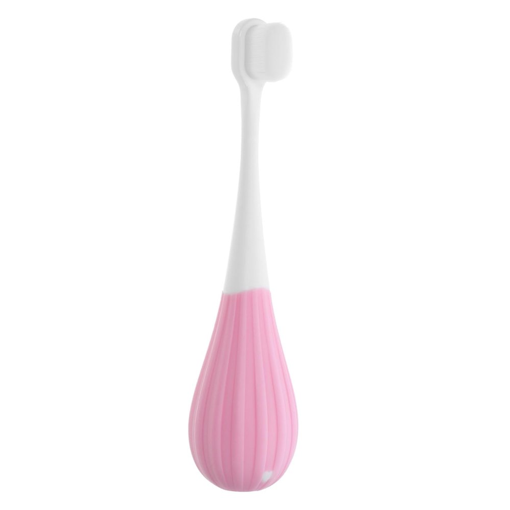 Anneome Soft Bristles Toothbrush for 2-5 Years Old Comfortable Handle Safe Material Pink Balloon Design