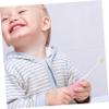 Anneome Soft Bristles Toothbrush for 2-5 Years Old Comfortable Handle Safe Material Pink Balloon Design view 3