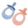 CONGARTENO 2 Pcs Multifunctional Silicone Toothbrush and Teether Ergonomic Handle Soft Bristles Safe Oral Cleaning Tool for Training Dental Care Kit view 1