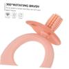 CONGARTENO 2 Pcs Multifunctional Silicone Toothbrush and Teether Ergonomic Handle Soft Bristles Safe Oral Cleaning Tool for Training Dental Care Kit view 3