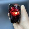 150-160g 1 Bag Amber Crystal Rough Northern Lights Burmese Blood Amber Vintage Stone Material Gemstone Stone view 3