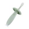 HOLIDYOYO Silicone Toothbrush for Soft Bristles Small Brush Head Non-Slip Handle Oral Care Teeth Cleaning Portable Green view 1